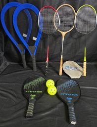 Badminton, Pickle Ball & Whackminton  Rackets
