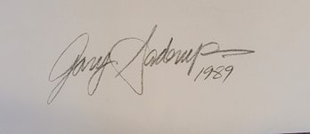 Star Trek  Lithograph By Artist Gary Saderup Signed Poster Photo Spock Kirk