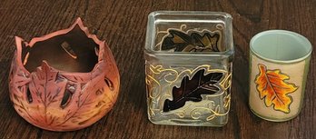 Leaf Candle Holders