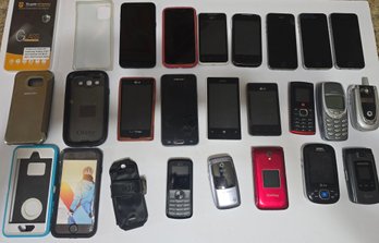 Cell Phones Lot #1. 'PARTS ONLY'