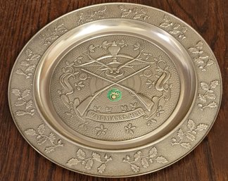 Pewter Plate
