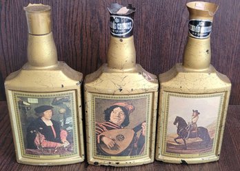 Vintage 1960s Jim Beam Whiskey Bottles