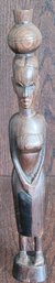 Vintage 1960's African Folk Art Sculpture Hand Carved