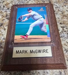 Upper Deck Mark McGwire Mounted Baseball Card