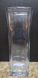 Large Heavy Clear Vase