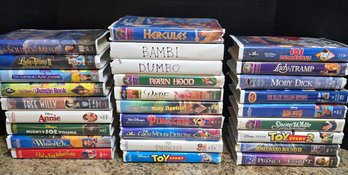 Group Of Children's VHS