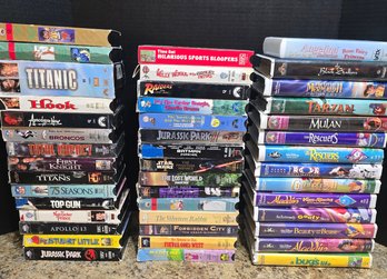 Collection Of Mixed VHS Movies