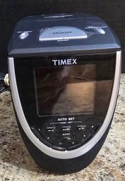 Timex Black Auto-Set Dual Alarm Preset Tuning Clock Radio