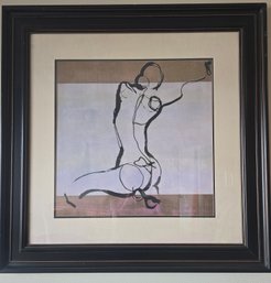 Framed Art Print Titled Modern Alchemy I By Artist Sebastian Alterera.