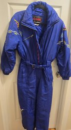 Vintage Kaelin One Piece Ski Jumpsuit.