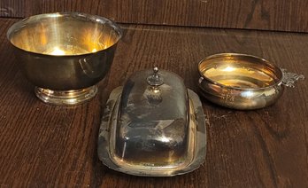 Assortment Of Silver Plated Items