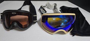 2 Pair Snow Goggles