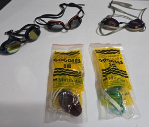 Collection Of Swim Goggles Lot #1