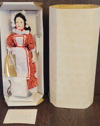 Vintage Franklin Heirloom Porcelain Doll