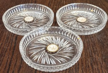 Lead Crystal Coasters