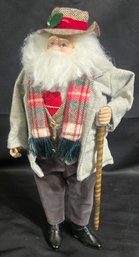Karen Didion Originals Fishing Santa Collectible Figurine.