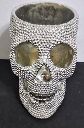 Rhinestone-covered Skull