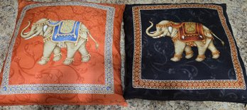 Jim Thompson Silk Elephant Pillows/Covers
