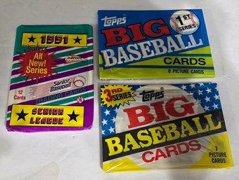 Vintage Unopened Packs Of Topps Baseball Cards