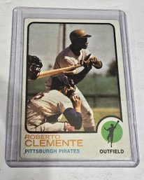 1973 Topps Roberto Clemente Baseball Card