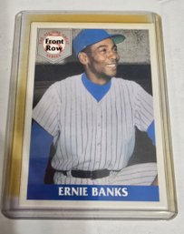 1992 Front Row Baseball Cards Featuring Ernie Banks