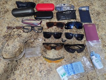 Collection Of Glasses, Sun- Glasses & Cases