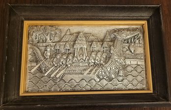 Asian Art Metal 3D Hand Crafted Wall Decor