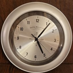First Time Manufactory Wall Clock