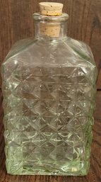 Green Tinted Glass Bottle/decanter