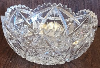 American Brilliant Cut Glass Bowl