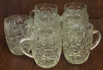 Glass Thumbprint Mugs