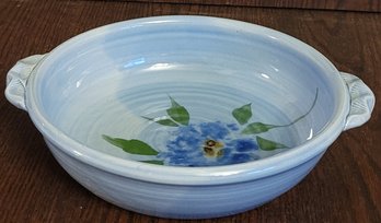 Vintage Pottery Stoneware Glazed Bowl