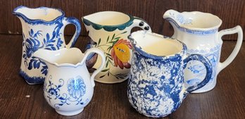 Assortment Of Small Pitchers