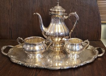 Assortment Of Silverplated Tea Set