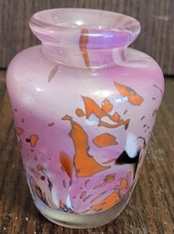 Hand Blown Small Glass Vase
