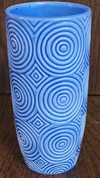 Blue Pottery Vase
