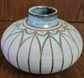 Small Oblong Vase By Larry Allen