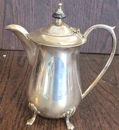 Vintage W.A.E.P.N.S. Small Tea Pitcher Silverplated