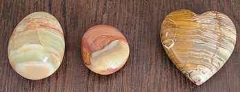 3 Different Shape Polished Rocks