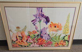 Framed Artwork Titled ' Spring's Rainbow '