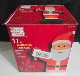 11' Giant Sized LED Santa. Untested