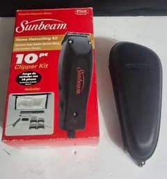 Sunbeam Hair Clippers & Phillips Electric Razor