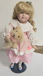 Franklin Mint 'Goldilocks' Porcelain Doll.