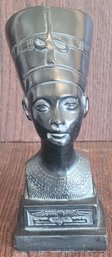Vintage Art Deco Black Nefertiti Charlkware Bust