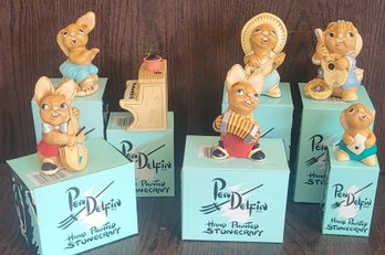 A Band Of Pendelfin Rabbits