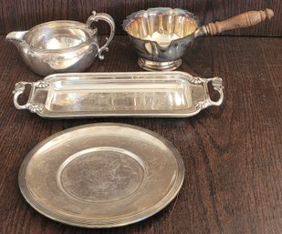 Assortment Of Silverplated Items