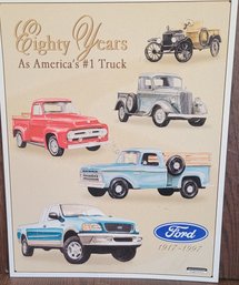 A Journey Through The Years Tin Sign