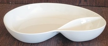 Crate & Barrel Flow Chip & Dip Serving Tray