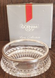 Vintage 1960s Gorham Lead Crystal Lyric Bowl