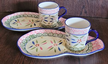 Temptations Old World Snack Plates